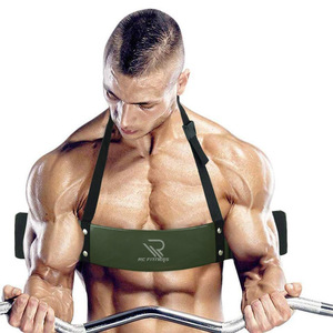 Miltry Green Arm Blaster for Biceps & Triceps Dumbbells & Barbells Curls Muscle <b>Builder</b> Bicep Solator for Big Arms Bodybuilding - Product Image 5