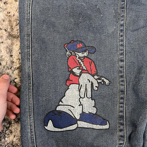 กางเกงยีนส์สำหรับผู้ชายกางเกงยีนส์ทรงสลิมฟิตกางเกงลำลองมีสไตล์ทันสมัยทนทานขายส่งจำนวนมาก - Product Image 6