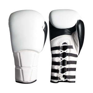 Fournisseur direct d'usine, gants de boxe pour adultes en cuir respirant, personnalisables, de haute qualité, vente en gros, couleur personnalisée, logo, fermeture à boucle - Product Image 1