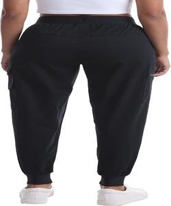 Pantalones de Alta Calidad para Mujer, Cintura Elástica con Cordón Ajustable, Corte Clásico, Color Personalizado - Product Image 2