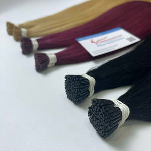 Nouveau produit Extensions de cheveux à pointe de kératine I Tip Faciles à poser Extensions de cheveux à pointe en couleurs Sans perte de cheveux Sans nœuds - Product Image 3
