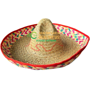 Chapeau de paille d'été durable et réutilisable pour femmes Visière Panama élégante et conception Fedora pour la protection solaire Vente en gros - Product Image 1
