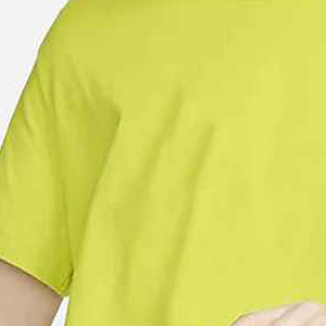 Camiseta recortada de Jersey a la moda para mujer, Top corto de verano con cuello redondo para gimnasio, entrenamiento físico, ropa de calle de manga corta holgada sólida - Product Image 5