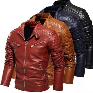 Chaqueta de Cuero para Hombre al por Mayor, Chaqueta de Cuero 100% Real para Hombre, Nueva Chaqueta de Cuero Genuino para Motociclista, Casual y Elegante - Product Image 6