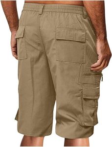 Logo du fabricant personnalisé 100% polyester Short cargo de chasse d'été à impression numérique en sergé pour hommes - Product Image 2