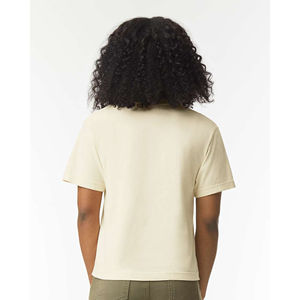 Camiseta personalizada de algodón con cuello redondo para mujer, camiseta de gran tamaño con estampado de logotipo de alta calidad, camisetas transpirables - Product Image 6