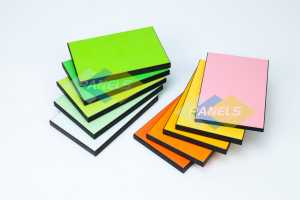 แผ่นผนังตกแต่งภายนอกอาคาร ทนทานต่อสภาพอากาศ กันไฟ สำหรับงานตกแต่งผนังภายนอก  แผ่นลามิเนตขนาดกะทัดรัด  แผ่น HPL สำหรับงานภายนอก - Product Image 2