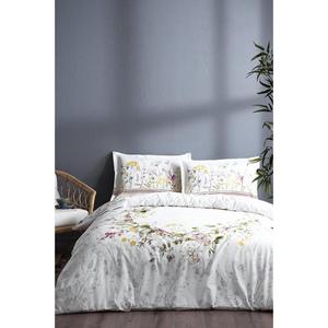Ensemble de housse de couette Özdilek Jardin De Flor blanc Double Ranforce - Product Image 1