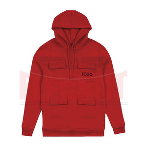 เสื้อฮู้ดกีฬาแบบสวมหัวของผู้ชายเสื้อมีกระเป๋าใส่ของสี่ช่องใส่โลโก้ออกแบบได้ตามที่ต้องการดีไซน์ล่าสุดมีขนาด XS - Product Image 2