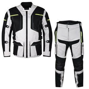 Traje de Moto de cuero de alta calidad para carreras transpirable a prueba de viento impermeable chaquetas de motocicleta pantalón con opciones personalizadas para montar - Product Image 1
