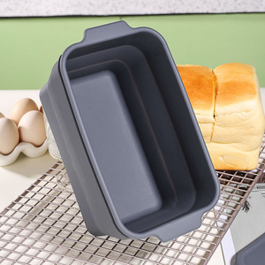 Stampo <span class=keywords><strong>in</strong></span> Silicone Grande per Pane e Dolci, Rettangolare, Nuova Forma, Adatto per Forno e Congelatore, per Pane Fatto <span class=keywords><strong>in</strong></span> <span class=keywords><strong>Casa</strong></span>, Stampi per Ghiaccio, Utensile da Forno e Pasticceria - Product Image 4