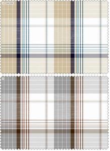 Tissu de chemise et de robe de qualité supérieure en lin et coton teint en fil, à carreaux Oxford, pour l'exportation - Product Image 3