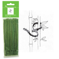 Attache réglable en plastique vert de 17 cm pour pots de fleurs et jardinières, support d'arbre - Style campagnard, utilisation au sol RAPITECH GT002