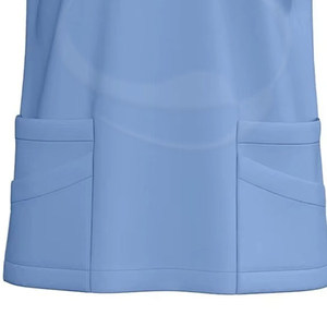 Conjunto de enfermera de ajuste moderno para mujer, tela de algodón, uniforme de hospital de manga corta, ropa médica con joggers - Product Image 6