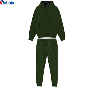 Survêtement unisexe personnalisé avec logo, taille européenne, en polaire polyester/coton, à capuche, cordon de serrage, multi-poches, design 2 en 1, pour l'hiver - Product Image 3