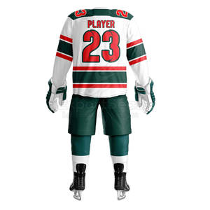 Uniforme de hockey sobre hielo de alta calidad diseñado para la comodidad y el rendimiento Tela transpirable con color y tamaño personalizados - Product Image 3