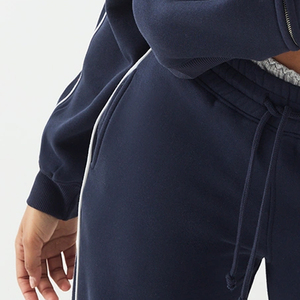 Sudadera Moderna con Raya Lateral para Mujer, Mangas Largas y Diseño de Logotipo Personalizado 2026, Textura Suave y Sensación Cómoda - Product Image 3