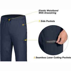 Men's <b>Lightweight</b> Sports <b>Trousers</b> for Spring <b>Summer</b> Casual Quick-Drying Breathable Men <b>trouser</b> - Product Image 4