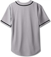 Maillot de baseball personnalisé pour hommes 100% Chemise de baseball en polyester pour hommes