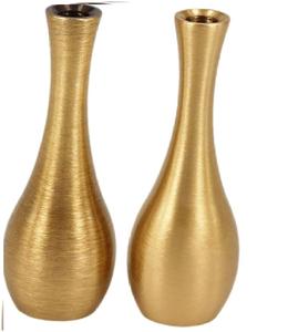 Luxury <b>Gold</b> Color Coated Best Selling Flower <b>Vases</b> at Who9lesale Prices With Great Quality for Weddings and Home Decoration - Product Image 2