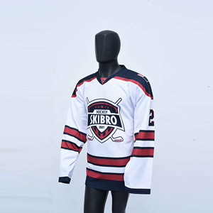 Camisetas de hockey sobre hielo unisex al por mayor impresión por sublimación de la mejor calidad con diseño de logotipo personalizado ropa deportiva para nombre del equipo-OEM - Product Image 1