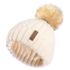 หมวกบีนนี่คอตตอน/โพลีเอสเตอร์/ ผ้าฝ้ายถักแบบปรับแต่งได้ใช้ได้ทั้งชายและหญิงหมวกผ้าคอตตอนดีไซน์เนอร์หมวกบีนนี่ผ้าฝ้ายสำหรับเดินทางไปทำงานในฤดูหนาว - Product Image 1