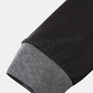 Sweat à capuche oversize pour homme, manches classiques, uni, en polaire, avec poche, logo personnalisé, respirant, séchage rapide, 100% coton - Product Image 5