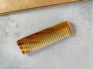 Peine de pelo de cuerno de búfalo Natural de alta calidad 100% ecológico hecho a mano producto de artesanía Natural 100% - Product Image 6