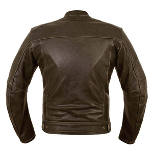 เสื้อแจ็กเก็ตมอเตอร์ไซด์หนังแท้กันลมสำหรับฤดูหนาวดีไซน์ใหม่ออกแบบโลโก้ได้ตามต้องการ - Product Image 2