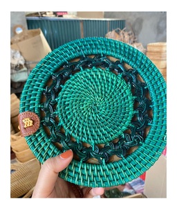 Women's round Rattan Woven <b>Tote</b> Durable Handmade Shoulder Purse Fashionable Straw <b>Beach</b> Hand <b>Bag</b> - Product Image 1