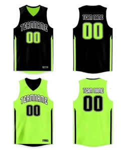 Maillot de basket-ball en polyester personnalisé pour hommes, couture de haute qualité, vêtements de sport coupe régulière, logo personnalisable, nouvel arrivage - Product Image 3