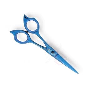 Tijeras de Peluquería Profesionales de Acero Inoxidable Alemán de Primera Calidad |   Tijeras de Peluquería para Diestros con Recubrimiento de Titanio Azul, Ajustables - Product Image 6