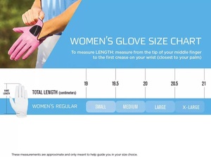 Guantes de Golf suaves para mujer, manoplas femeninas con sublimación - Product Image 4