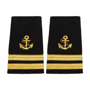 อินทรธนูไหล่แผ่นติดเสื้อ Rankmak มีขอบสีทอง - Product Image 5