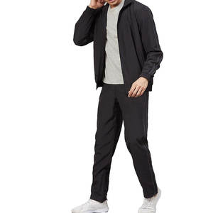 Survêtement de sport pour homme, tenue de gym deux pièces extensible, idéale pour le jogging, la course et le fitness en salle - Product Image 3