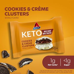 Galletas y Bolas de Crema Atkins Keto, Sin Gluten, Alto Contenido de Fibra, Bajo en Carbohidratos, Apto para Dieta Keto, Paquete de 8 - Product Image 3