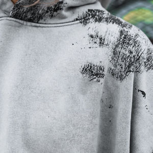 เสื้อมีฮู้ดสำหรับผู้หญิงเสื้อฮู้ดซักแบบกรดน้ำหนักเบาดีไซน์ใหม่ล่าสุดออกแบบได้ตามต้องการ - Product Image 3