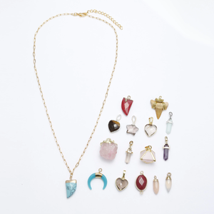 Fournisseur en gros de colliers avec pendentif en pierres précieuses naturelles mélangées, fabrication de pendentifs en argent sterling 925, bijoux pour femmes - Product Image 5