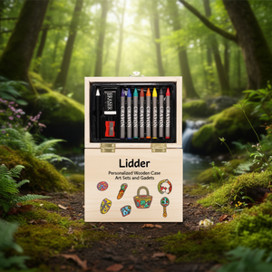Custodia in legno personalizzata Lidner per set artistici e gadget - Product Image 3