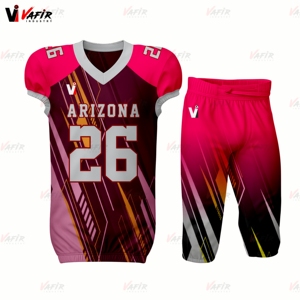 L'uniforme de football américain 2026 conçu sur mesure définit des options respirantes et de taille supérieure avec une nouvelle technologie de sublimation - Product Image 1
