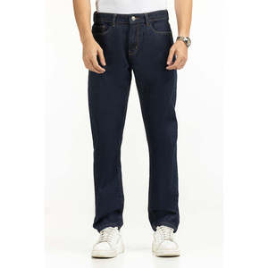 กางเกงยีนส์ทรงสลิมฟิต สโตนวอช วินเทจ ทรงดินสอ ขากว้าง ปักลาย กางเกงทรงดินสอสีฤดูหนาว MN-JNS-WS25-004 - Product Image 5