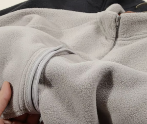 Custom <b>Men's</b> Polar Fleece <b>Jacket</b> <b>Men's</b> Autumn and Winter Plus <b>Velvet</b> Thick Sweatshirt Stand Collar Polar Fleece Winter <b>Jacket</b> - Product Image 6