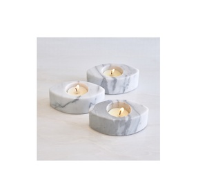 Unique Marble Candle Holder Stand and Tealight <b>Handmade</b> Product Handicraft Marble Candle Holder Stand for Sale - Product Image 3