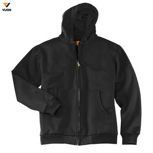 Venta al por mayor personalizado su logotipo bordado Sudadera con capucha vendedores mujeres a granel de gran tamaño peso pesado grueso hombres Puff estampado personalizado Zip up Hoodie - Product Image 6