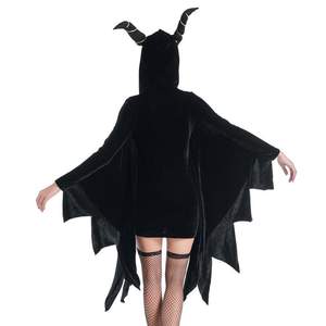 Full <b>Zip</b> <b>up</b> <b>Hoodie</b> Bat Rhinestone <b>Hoodie</b> Brand New Bat Cropped <b>Hoodie</b> With Wings with Customized logo - Product Image 3