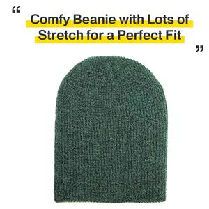 Unisex High Quality <b>Wool</b> Blend Knitted <b>Beanie</b> Comfortable Winter Ski <b>Hat</b> - Product Image 2