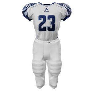 Uniforme de football américain sur mesure, tissu polyester de haute qualité avec technologie avancée de contrôle de l'humidité - Product Image 1
