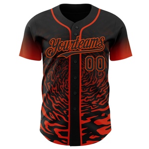 Uniforme de Béisbol de Nuevo Diseño, Jersey con Botones, Sublimación Personalizada, Ropa de Equipo, Marca Privada, Producción Rápida en Todo el Mundo - Product Image 2