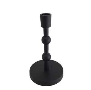 Venta al por mayor a granel personalizado hierro Metal candelabro hecho a mano oxidado Color marrón atractivo otros portavelas tarros de vela para - Product Image 6