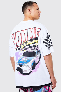 Dtg Imprimir al por mayor diseño personalizado Gráfico en blanco Tallas grandes Ropa de hombre y mujer Sin costuras 100% algodón Camisetas de gran tamaño - Product Image 3